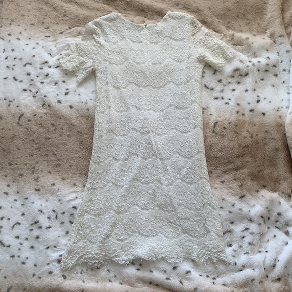 White Lace Dress - Picture 3 of 5